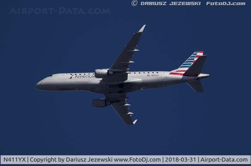 N411YX, 2013 Embraer 175LR (ERJ-170-200LR) C/N 17000374, Embraer 175LR (ERJ-170-200LR) - American Eagle (Republic Airlines)   C/N 17000374, N411YX