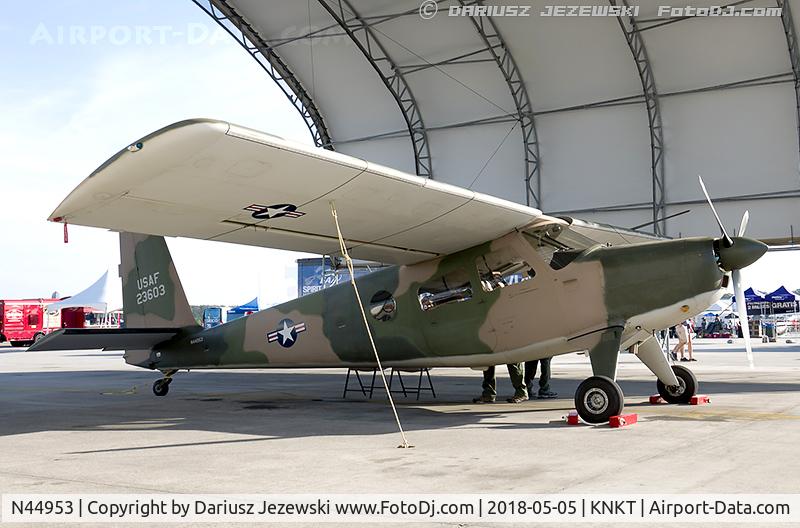 N44953, 1961 Helio H-295/U-10A Super Courier C/N 532, Helio H-295/U-10A Super Courier  C/N 532, N44953