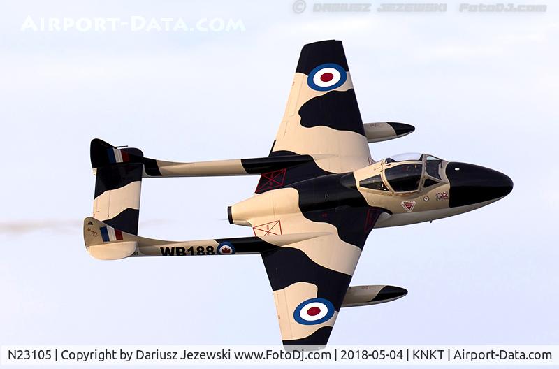 N23105, 1959 De Havilland (F+W Emmen) Vampire T55 (DH-115) C/N 982, De Havilland DH-115 Vampire T.55  C/N 982, N23105