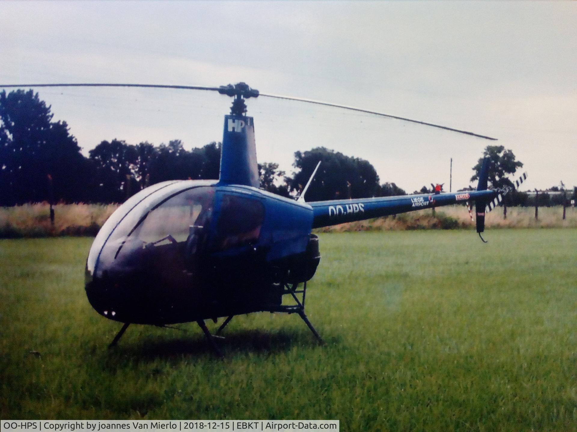 OO-HPS, Robinson R22 Beta C/N 3832, Wevelgem, Kortrijk, Belgium