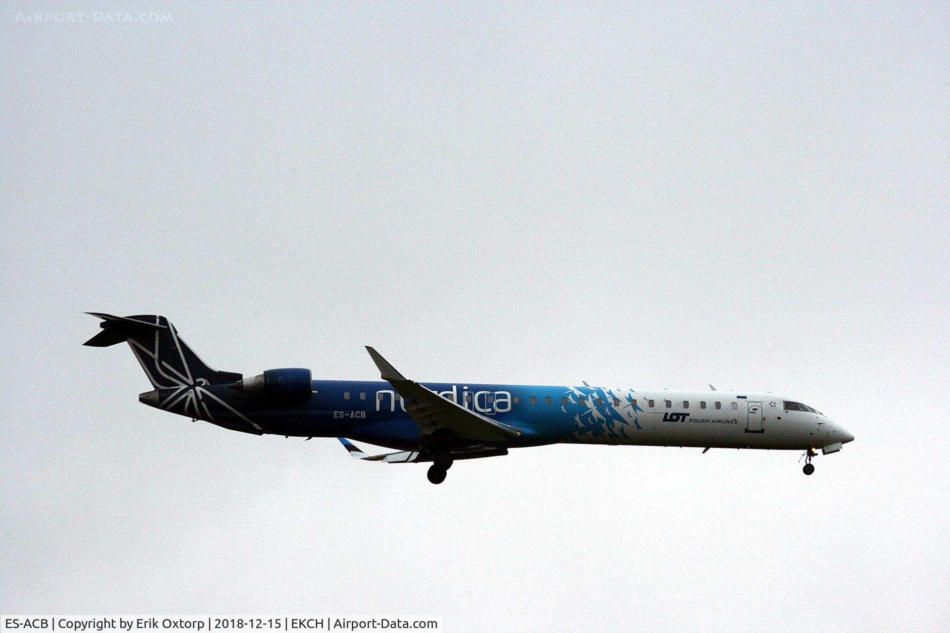 ES-ACB, 2010 Bombardier CRJ-900ER (CL-600-2D24) C/N 15261, ES-ACB landing rw 04L