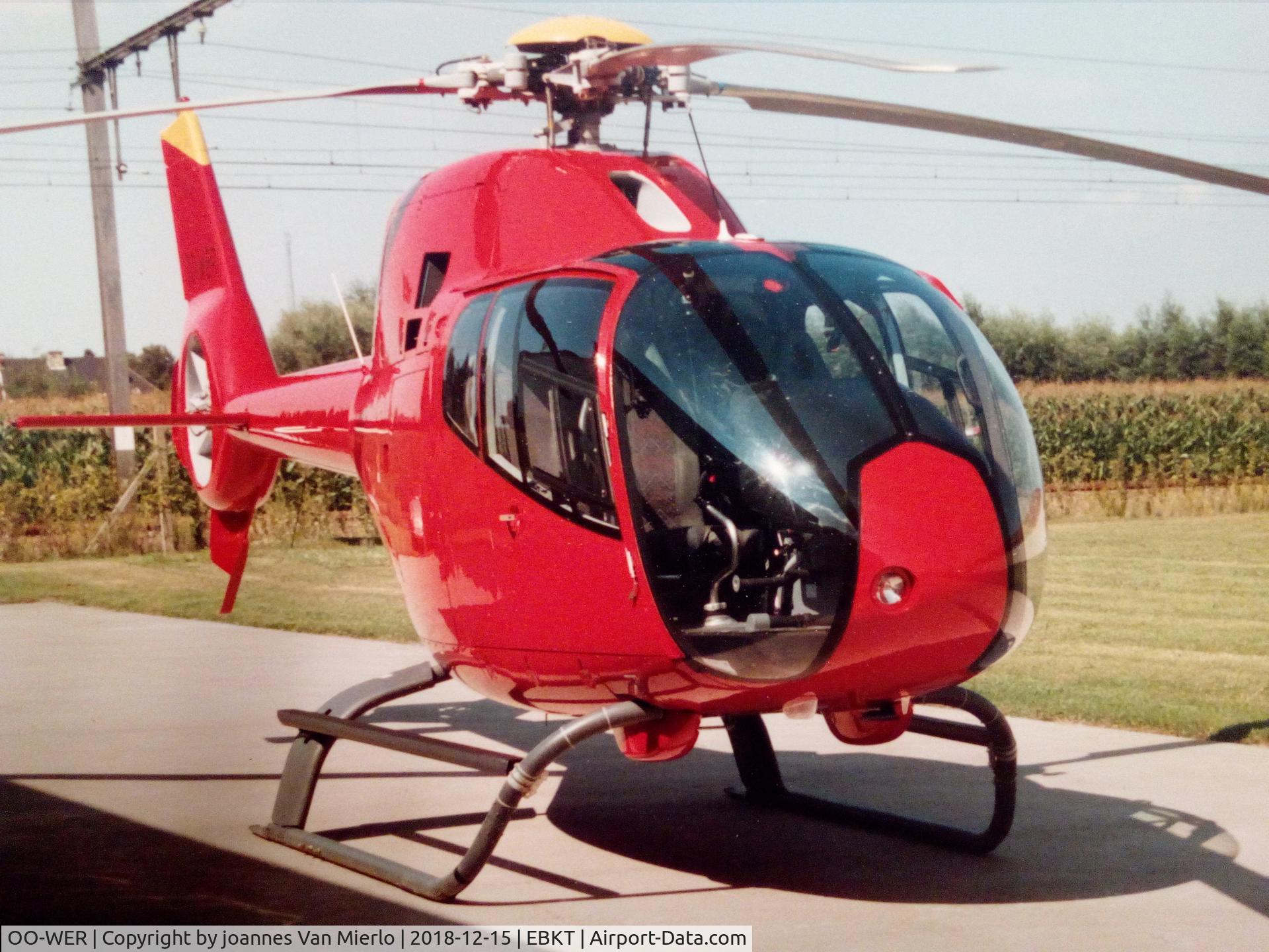 OO-WER, 2002 Eurocopter EC-120B Colibri C/N 1321, Wevelgem, Belgium