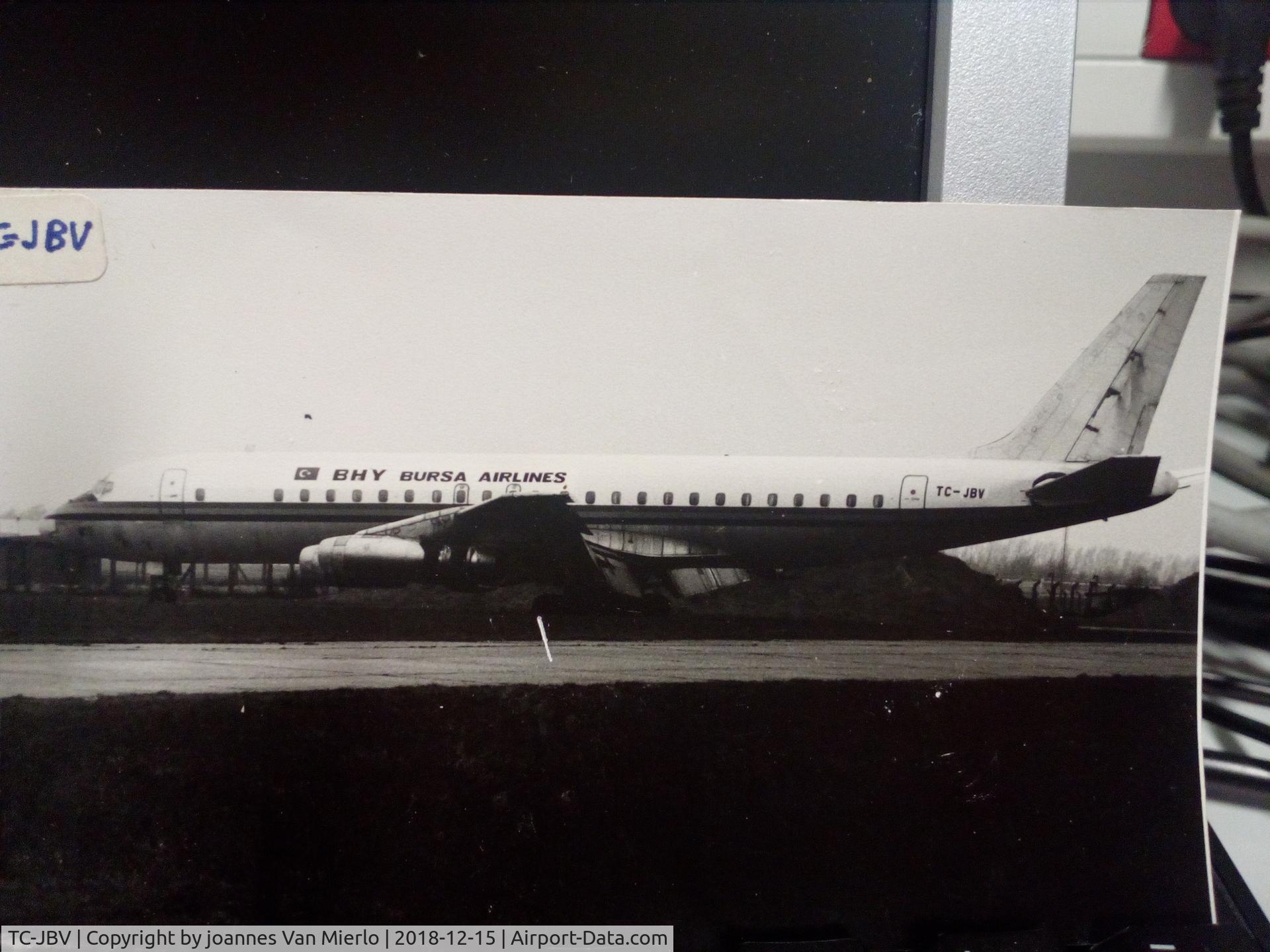 TC-JBV, 1960 Douglas DC-8-32 C/N 45429, Maastricht stored'80s