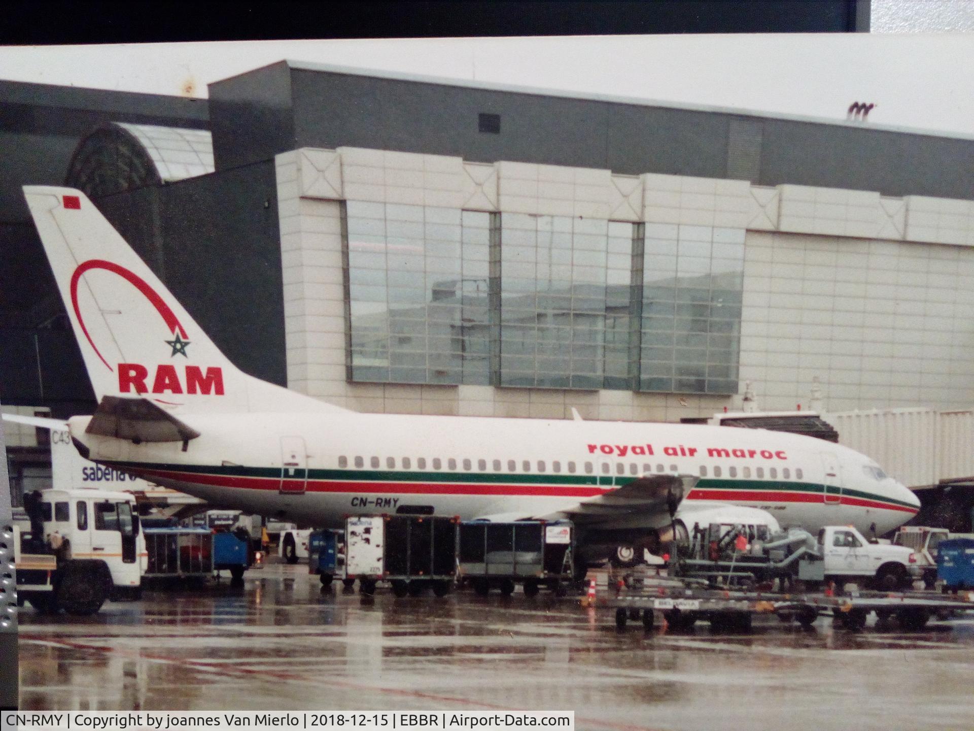 CN-RMY, 1992 Boeing 737-5B6 C/N 26525/2209, Brussels