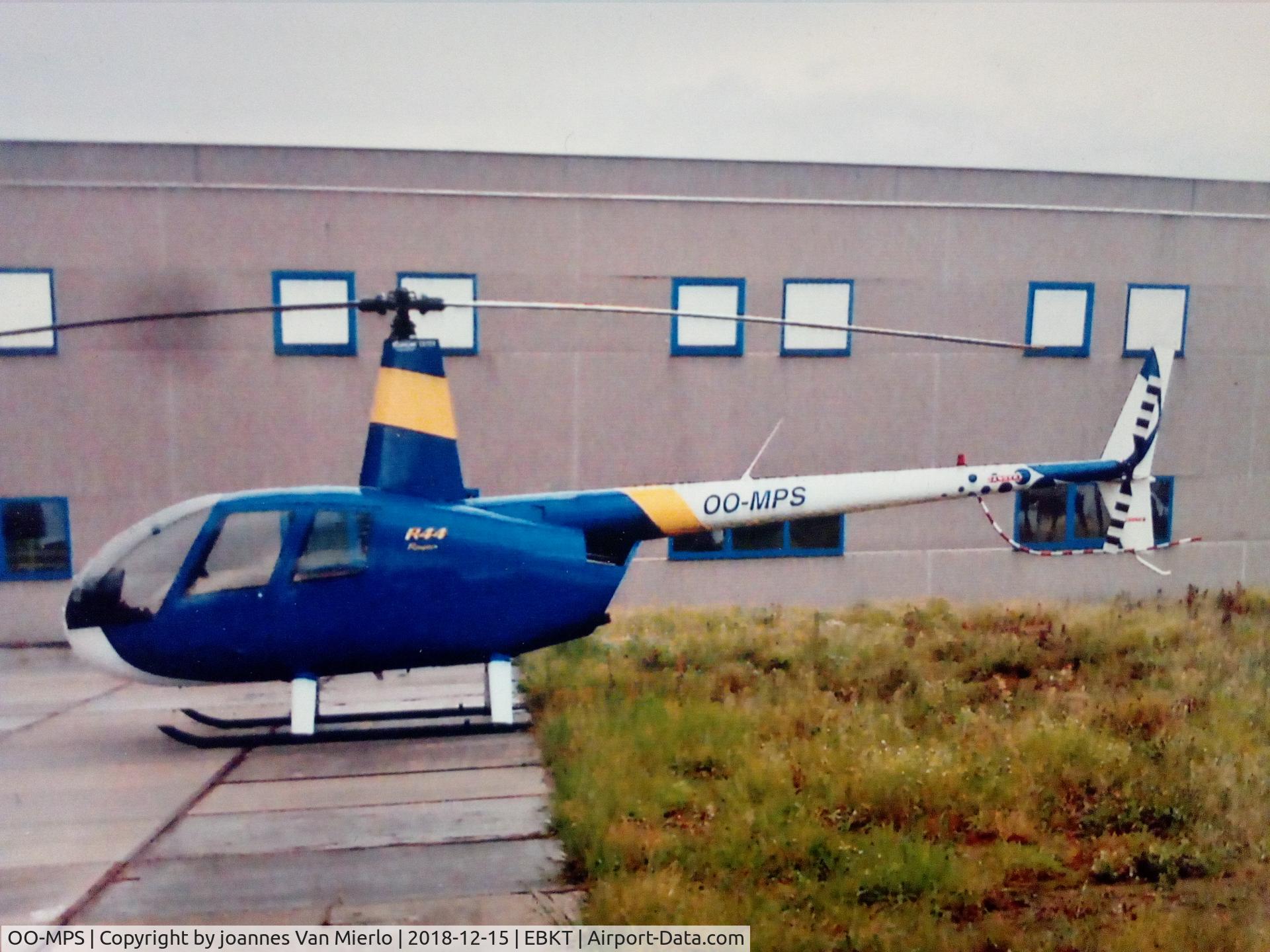 OO-MPS, 2001 Robinson R44 Raven C/N 1003, WEVELGEM