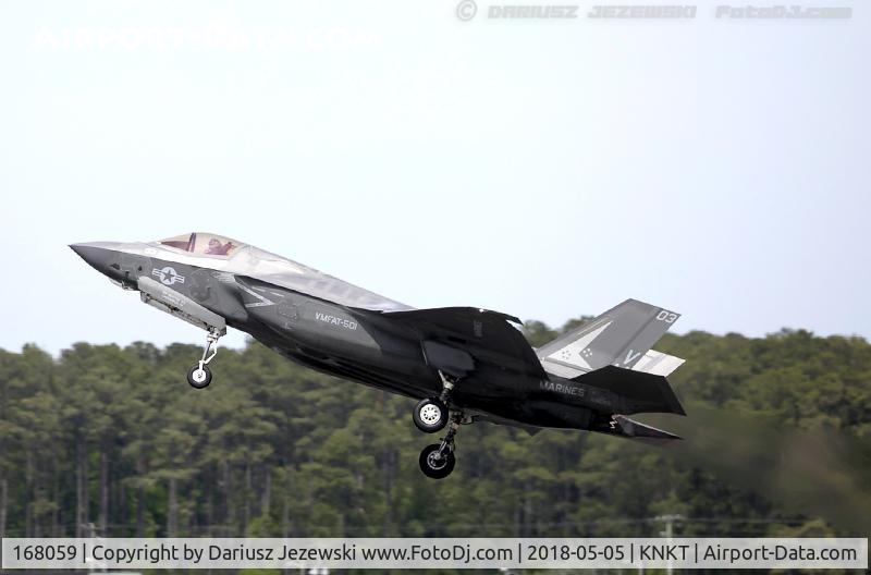 168059, 2011 Lockheed Martin F-35B Lightning II C/N BF-08, F-35B Lightning II 168059 VM-03 from VMFAT-501 