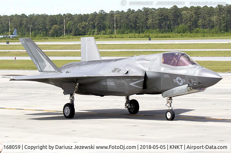 168059, 2011 Lockheed Martin F-35B Lightning II C/N BF-08, F-35B Lightning II 168059 VM-03 from VMFAT-501 