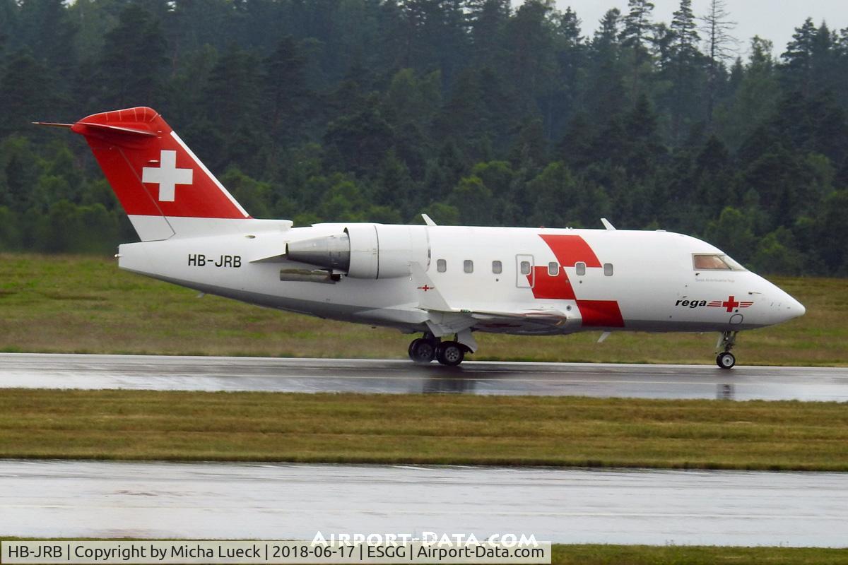 HB-JRB, 2002 Bombardier Challenger 604 (CL-600-2B16) C/N 5530, At Gothenburg