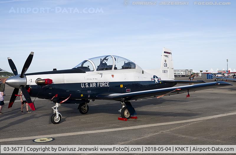 03-3677, 2003 Raytheon T-6A Texan II C/N PT-223, T-6A Texan II 03-3677 CB from 37th FTS 