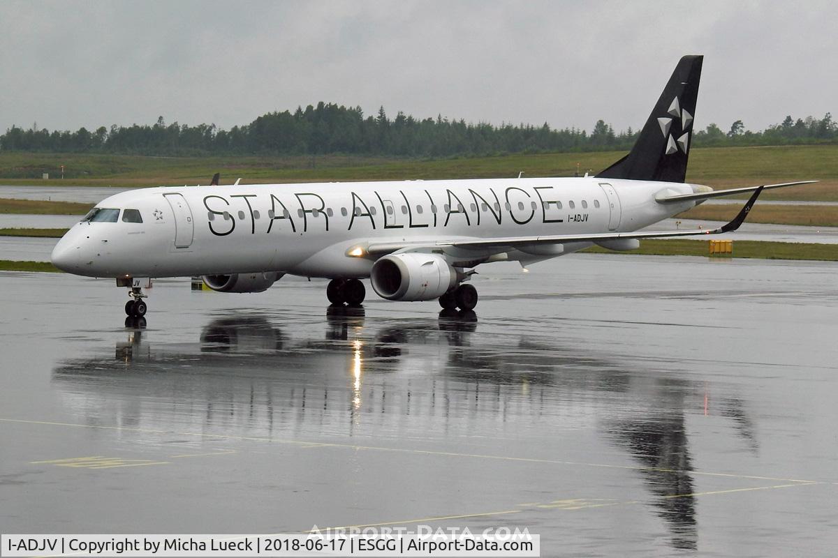 I-ADJV, 2009 Embraer 195LR (ERJ-190-200LR) C/N 19000308, At Gothenburg