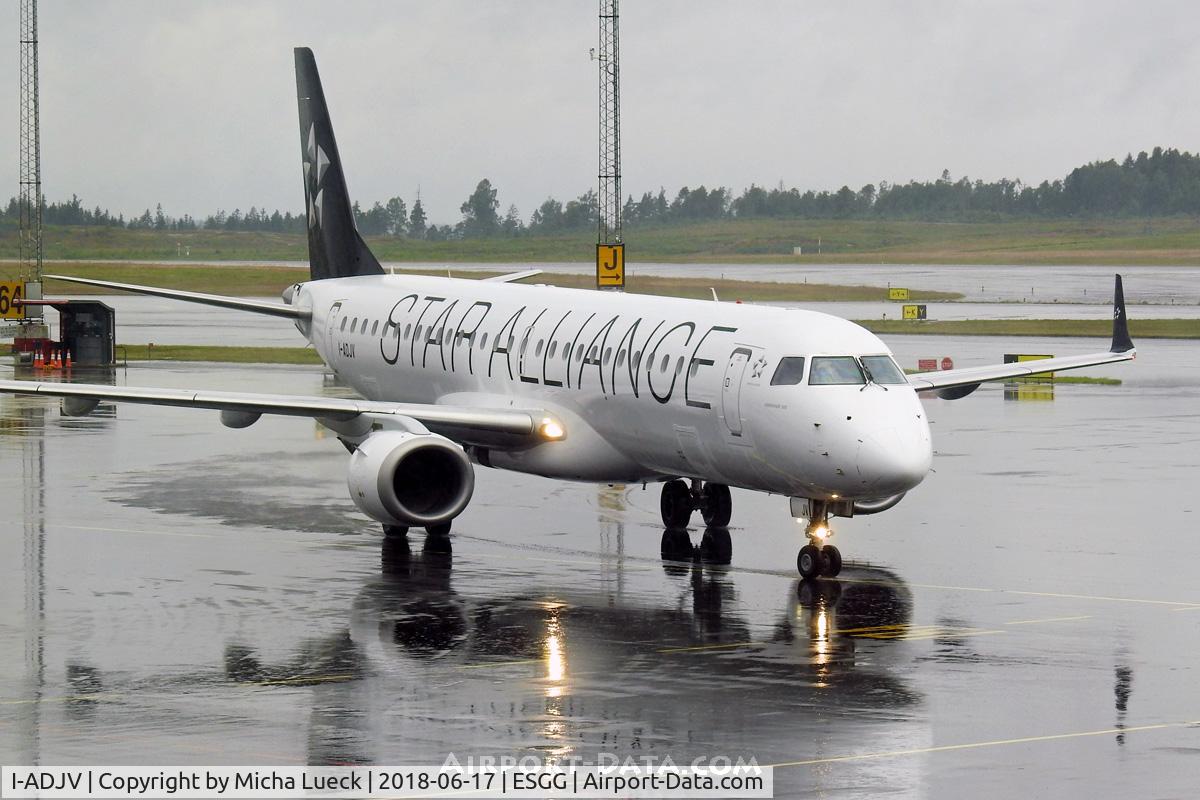 I-ADJV, 2009 Embraer 195LR (ERJ-190-200LR) C/N 19000308, At Gothenburg