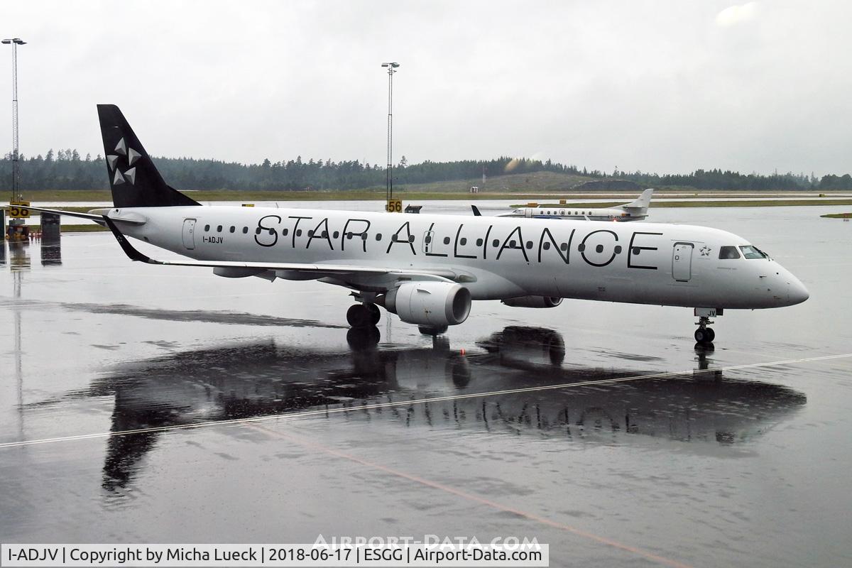 I-ADJV, 2009 Embraer 195LR (ERJ-190-200LR) C/N 19000308, At Gothenburg