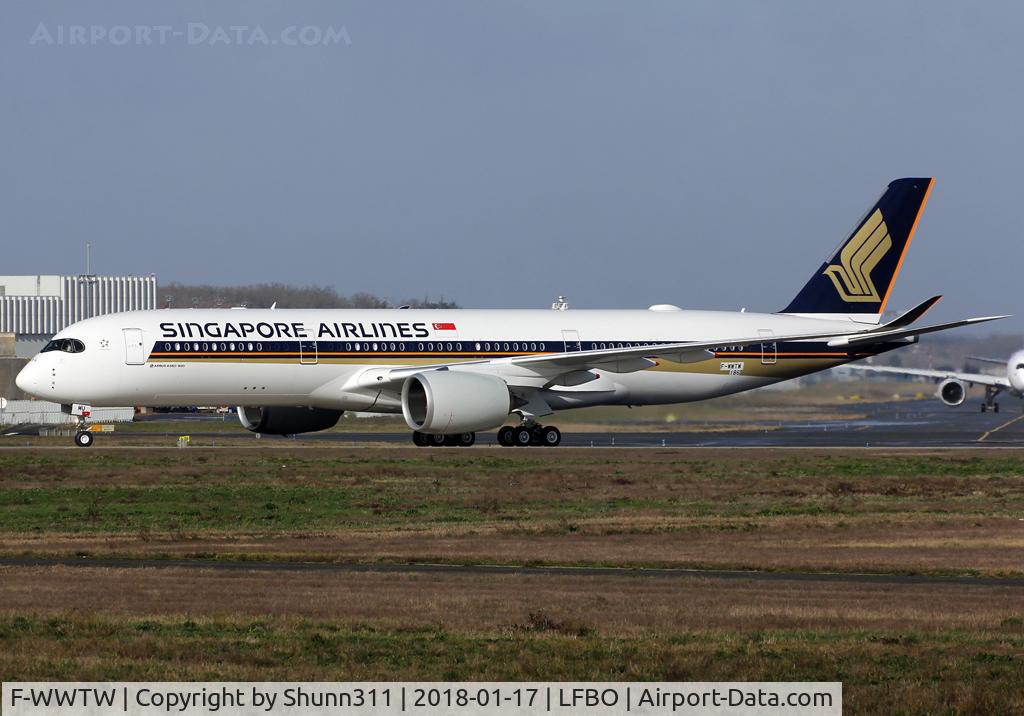 F-WWTW, 2017 Airbus A350-941 C/N 186, C/n 0186 - To be 9V-SMU