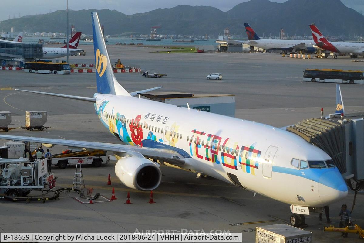 B-18659, 2015 Boeing 737-8SH C/N 41335, At Hong Kong