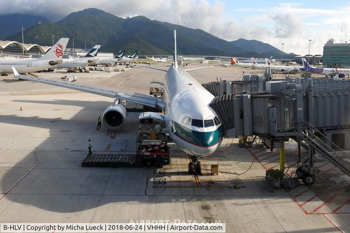 B-HLV, 2003 Airbus A330-343 C/N 548, At Hong Kong