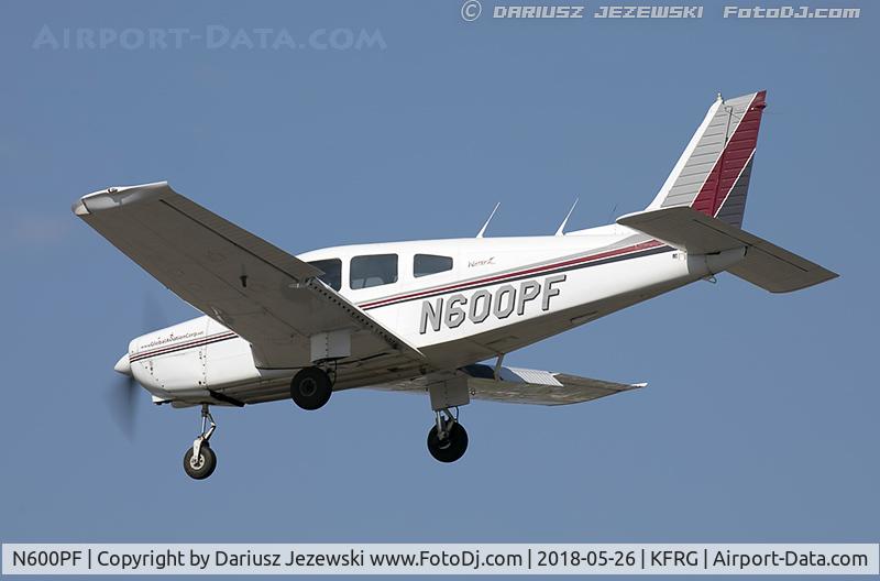 N600PF, 1977 Piper PA-28-161 C/N 28-7816109, Piper PA-28-161 Warrior II  C/N 28-7816109, N600PF
