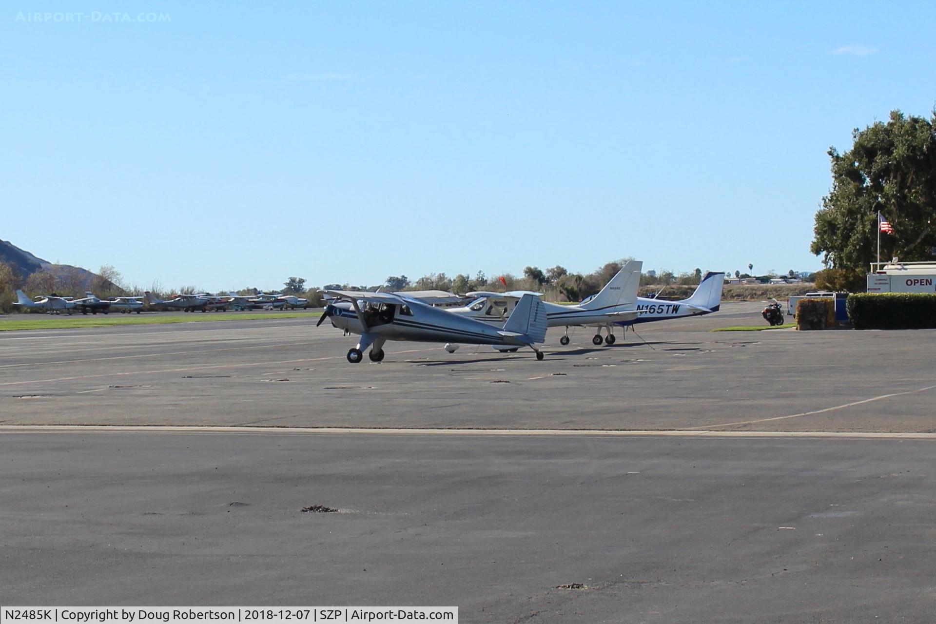 N2485K, 1947 Luscombe 8E Silvaire C/N 5212, 1947 Luscombe 8E SILVAIRE, Continental C85 85 Hp, on Transient Ramp