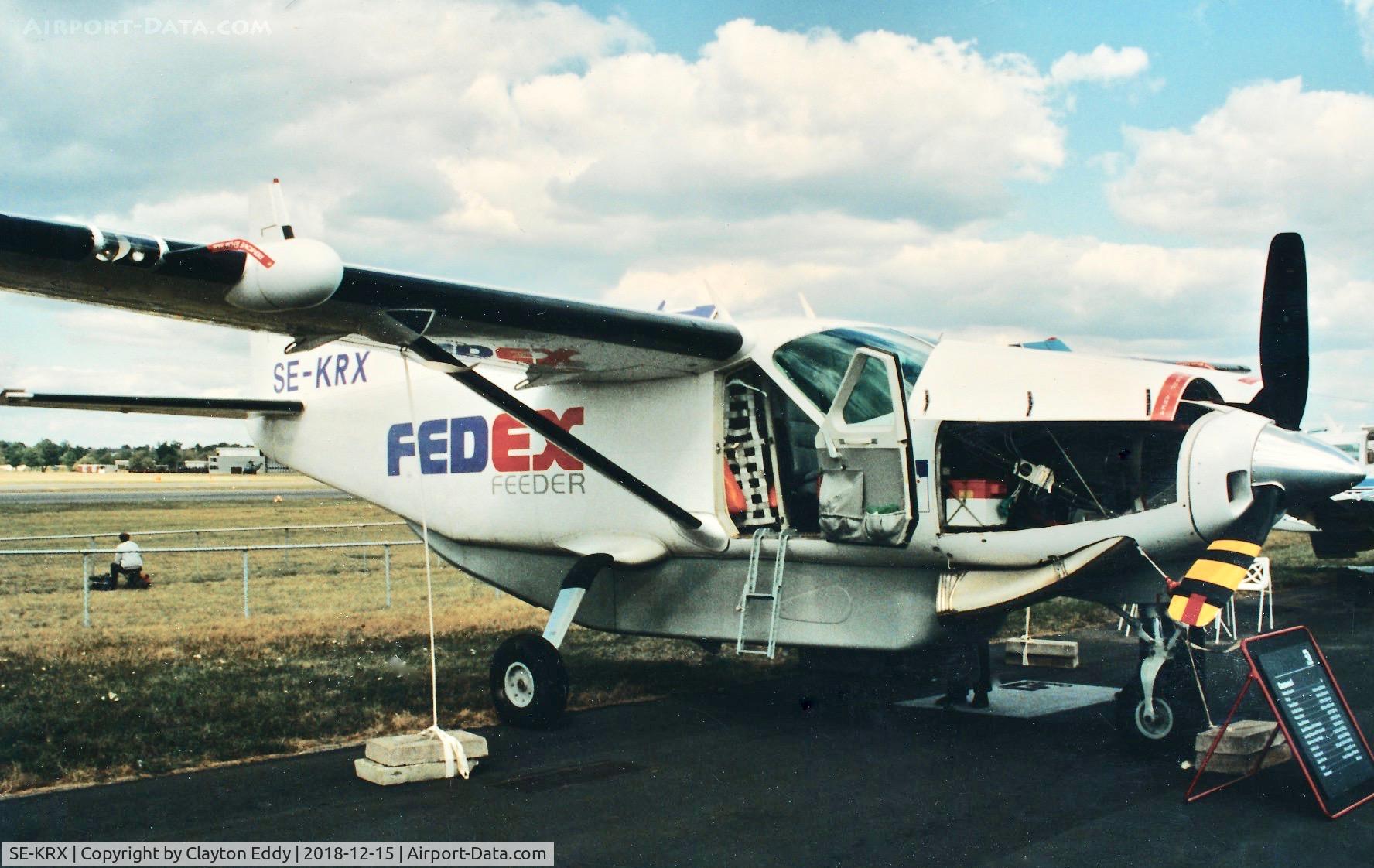 SE-KRX, 1985 Cessna 208A Cargomaster C/N 20800016, SE-KRX