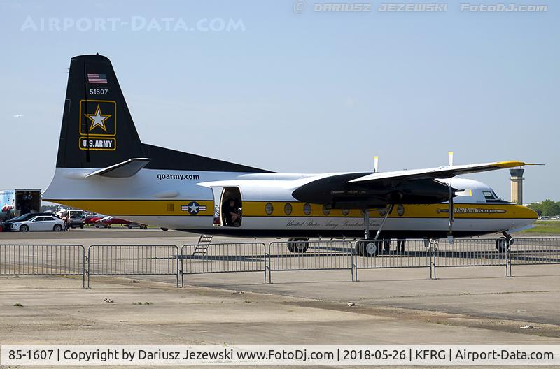 85-1607, 1983 Fokker C-31A (F27-400M) Troopship C/N 10653, C-31A Troopship (F-27-400M) 85-1607  from   USAR