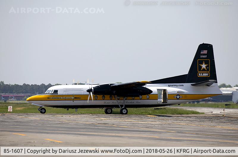 85-1607, 1983 Fokker C-31A (F27-400M) Troopship C/N 10653, C-31A Troopship (F-27-400M) 85-1607  from   USAR