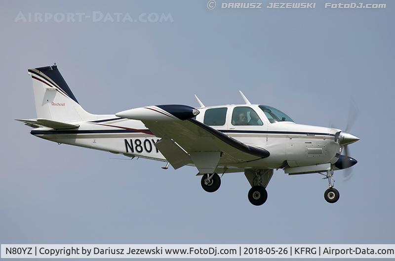 N80YZ, 1979 Beech A36 Bonanza 36 Bonanza 36 C/N E-1417, Beech A36 Bonanza  C/N E-1417 , N80YZ