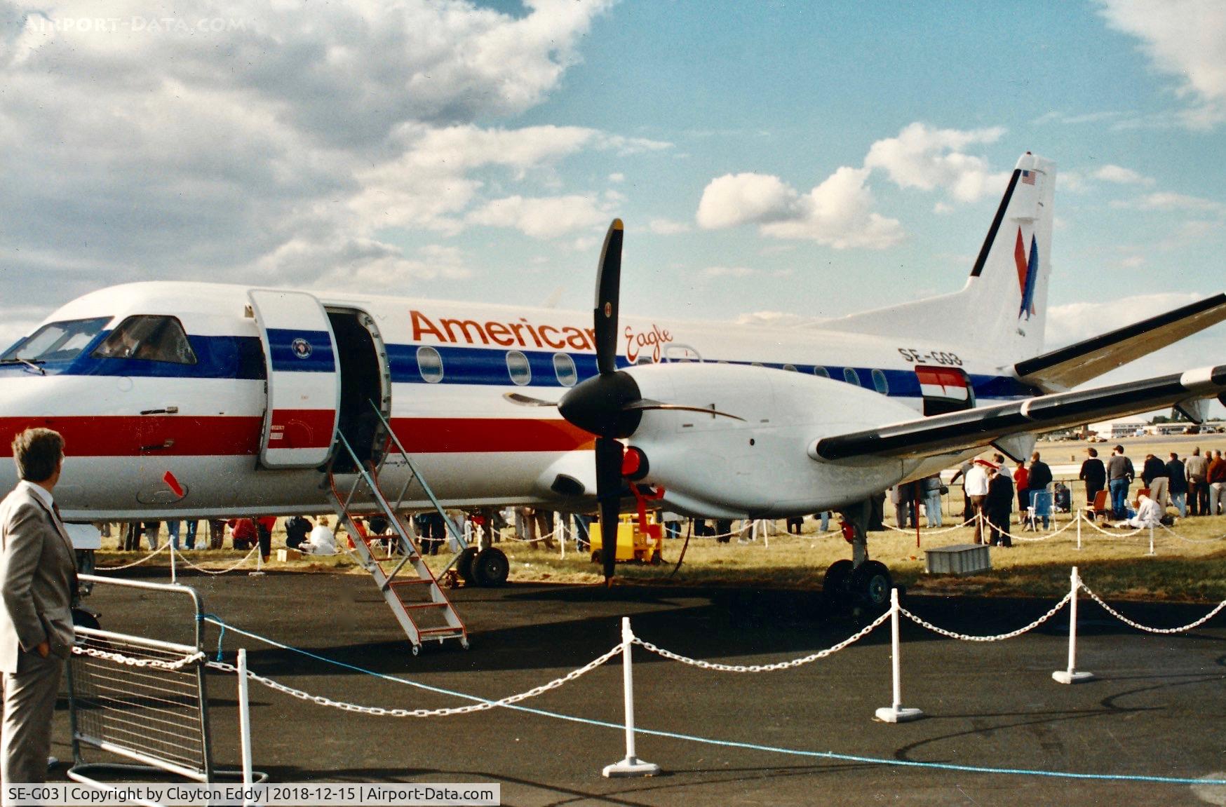 SE-G03, 1990 Saab 340B C/N 340B-203, SE-G03