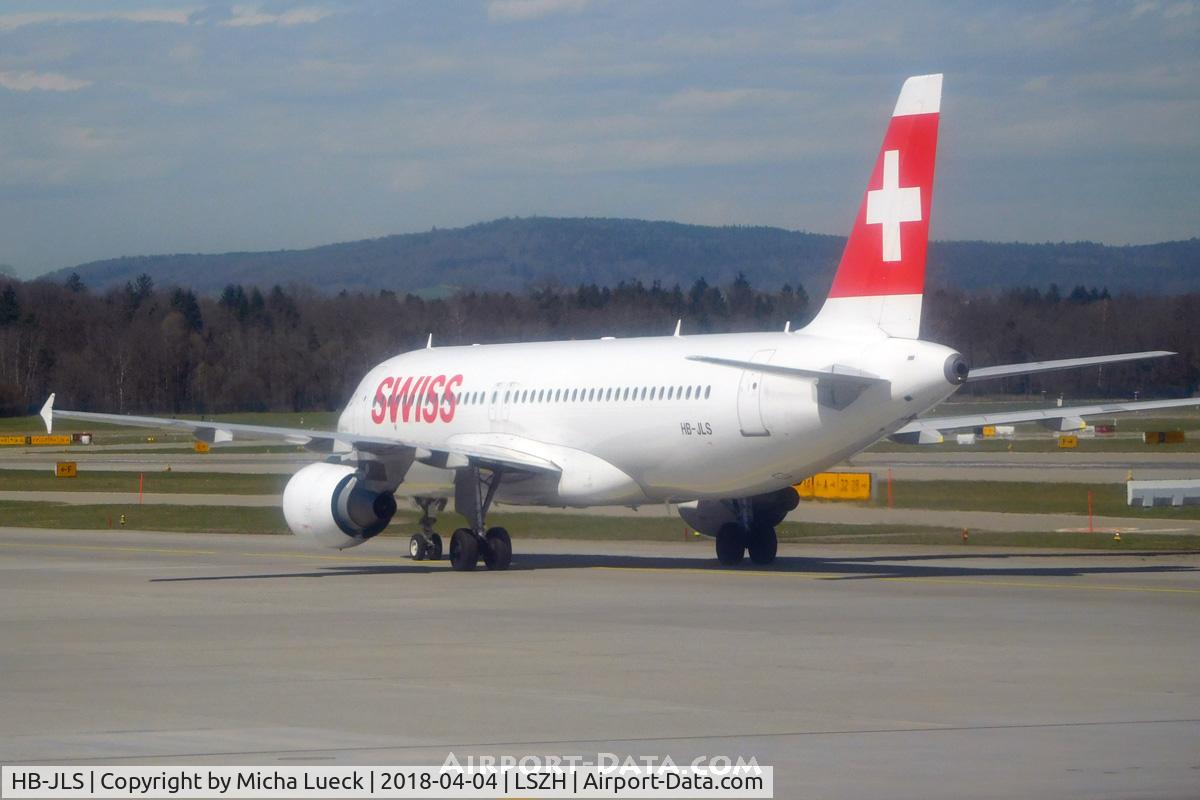 HB-JLS, 2012 Airbus A320-214 C/N 5069, At Zurich
