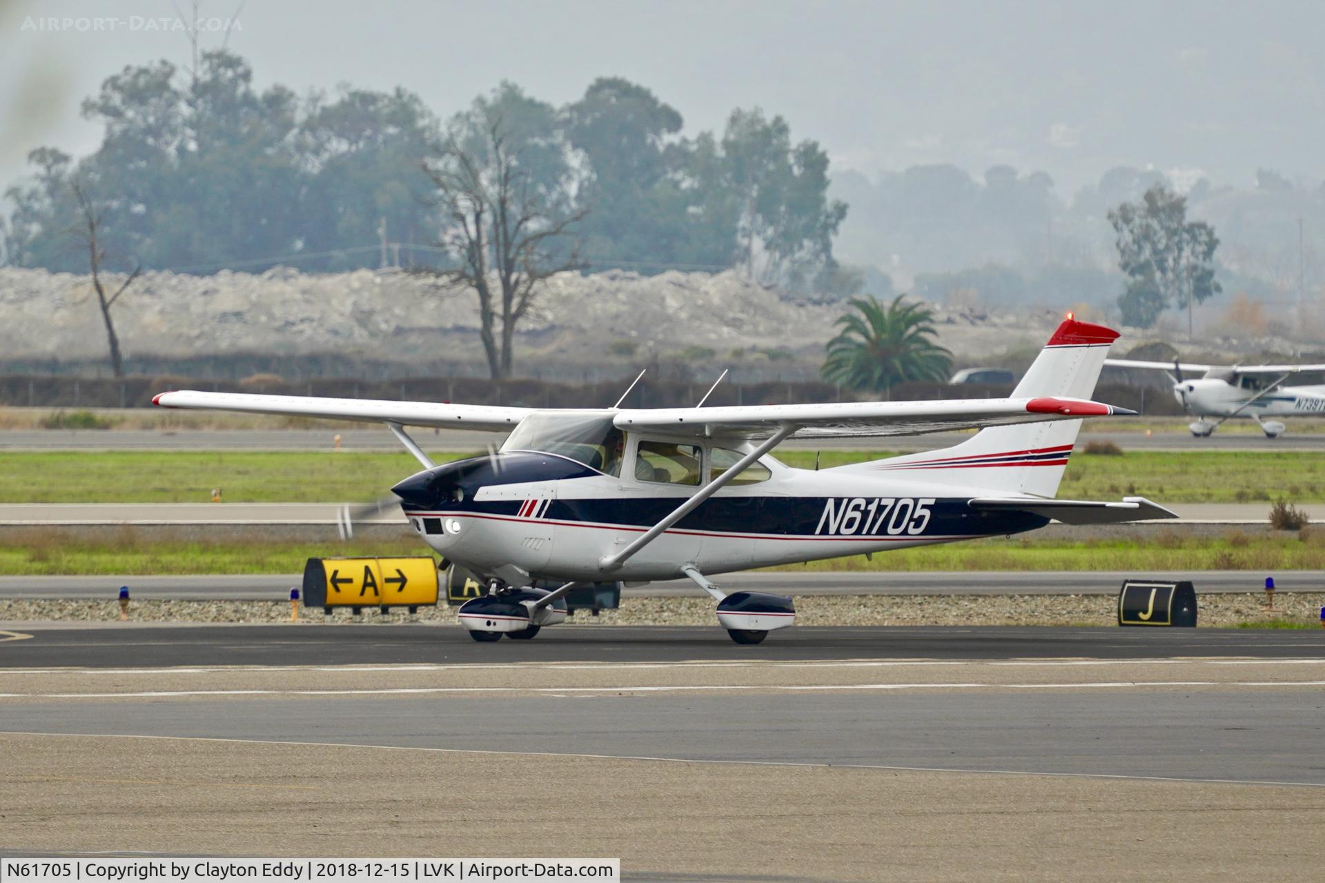 N61705, 1977 Cessna 182Q Skylane C/N 18265728, Livermore Airport California 2018.