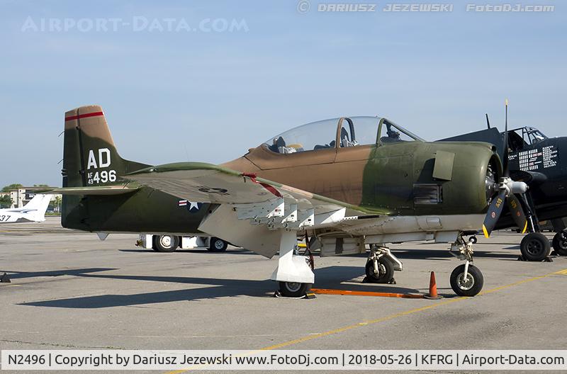 N2496, 1949 North American T-28D Trojan C/N 159-8 (49-1496), North American T-28D Trojan  C/N 49-1496, N2496