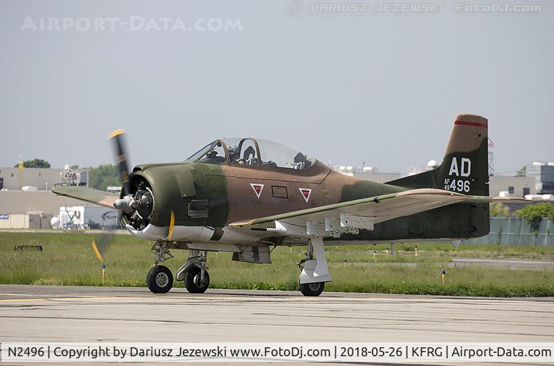 N2496, 1949 North American T-28D Trojan C/N 159-8 (49-1496), North American T-28D Trojan  C/N 49-1496, N2496