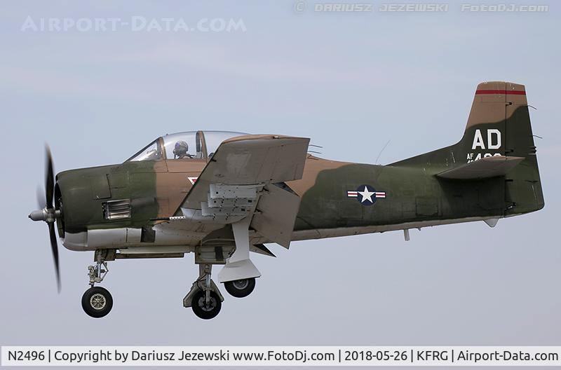 N2496, 1949 North American T-28D Trojan C/N 159-8 (49-1496), North American T-28D Trojan  C/N 49-1496, N2496