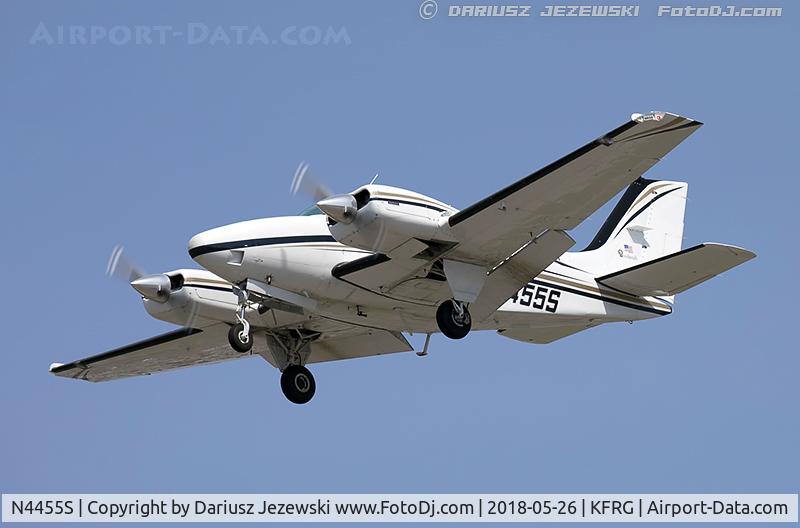 N4455S, 1975 Beech 95-B55 (T42A) Baron C/N TC-1875, Beech 95-B55 Baron  C/N TC-1875, N4455S