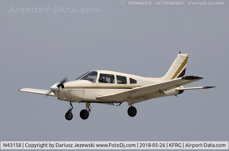 N43158, 1974 Piper PA-28-151 C/N 28-7415435, Piper PA-28-151 Cherokee Warrior  C/N 28-7415435, N43158