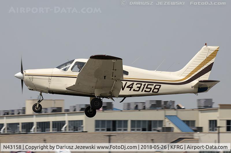 N43158, 1974 Piper PA-28-151 C/N 28-7415435, Piper PA-28-151 Cherokee Warrior  C/N 28-7415435, N43158