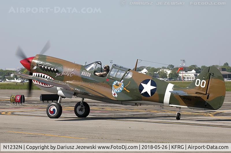 N1232N, 1943 Curtiss P-40N Warhawk C/N 27483, Curtiss P-40M Warhawk 