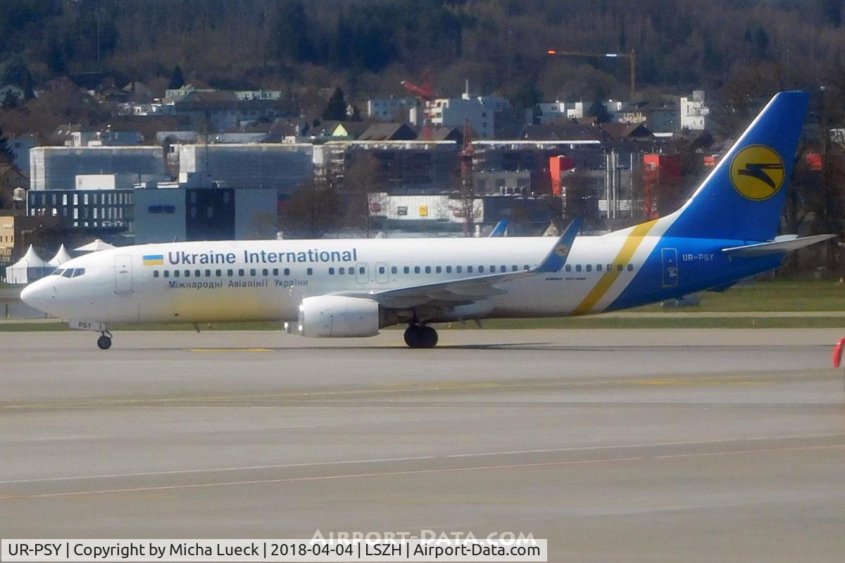 UR-PSY, 2006 Boeing 737-8EH C/N 34281, At Zurich