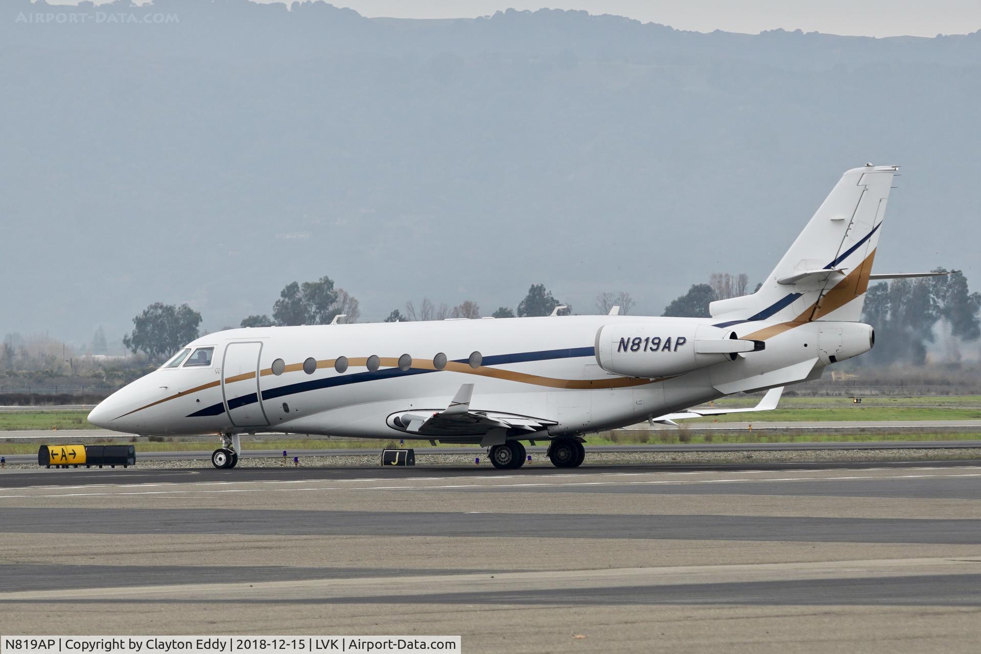 N819AP, 2008 Israel Aerospace Industries G200 C/N 191, Livermore Airport California 2018.