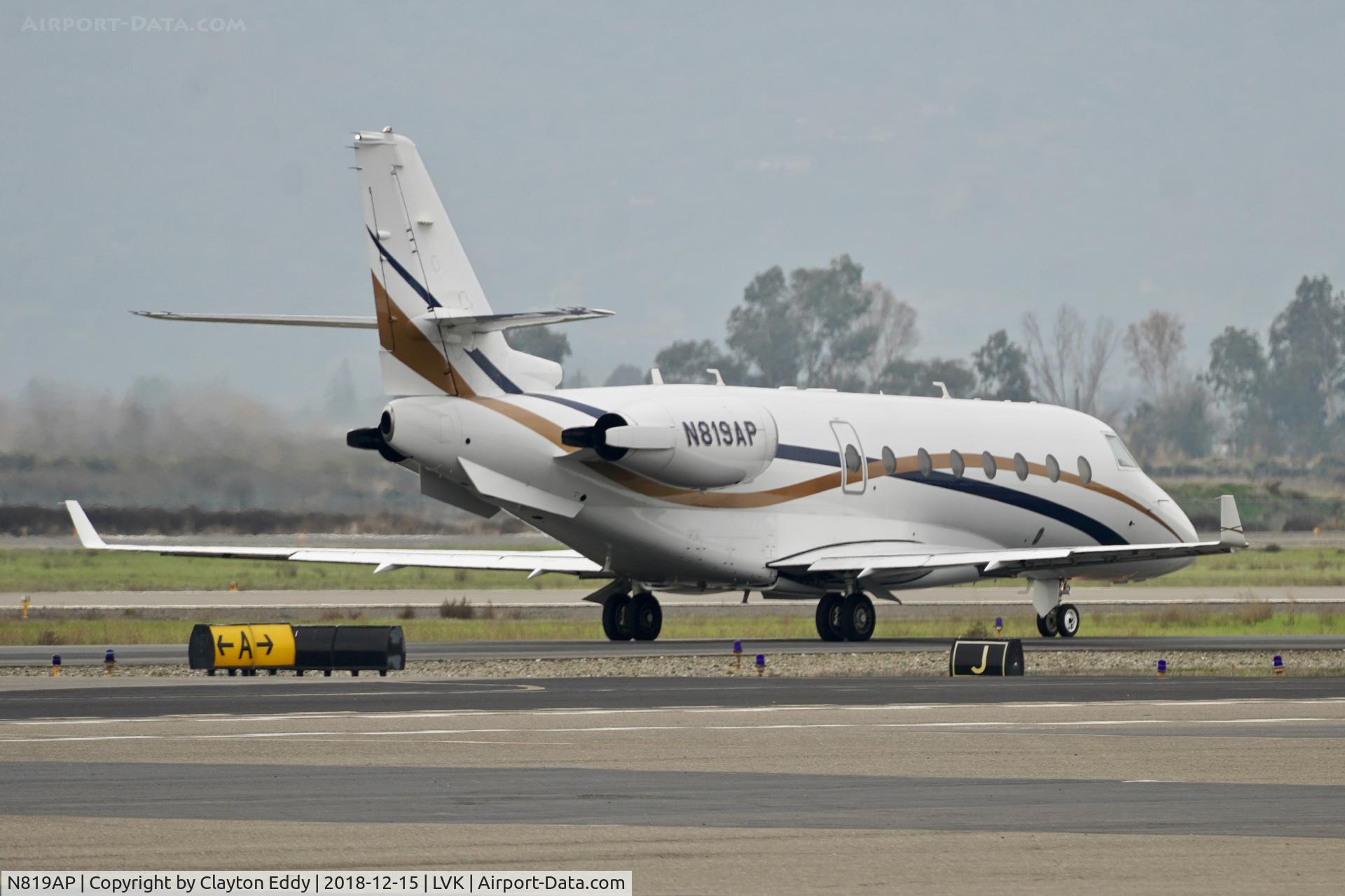N819AP, 2008 Israel Aerospace Industries G200 C/N 191, Livermore Airport California 2018.