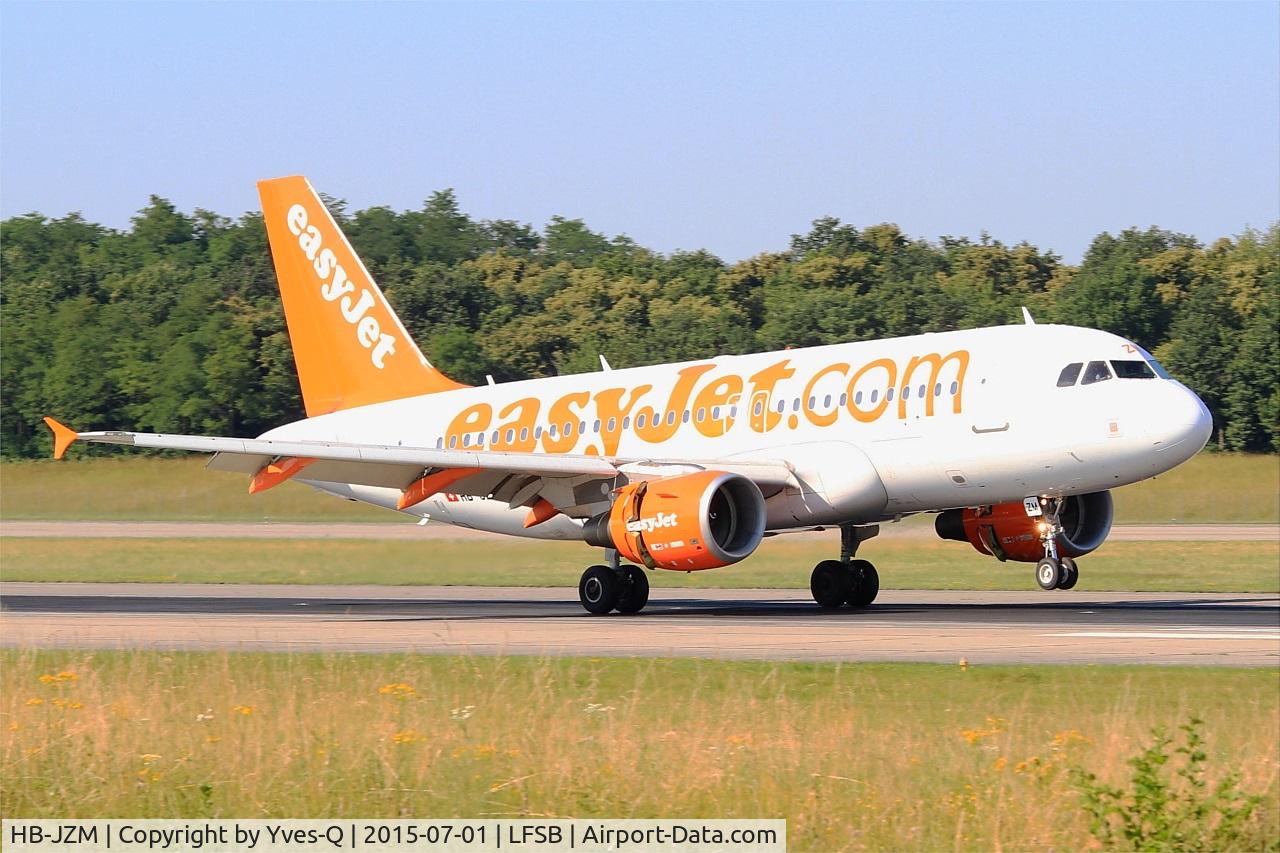 HB-JZM, 2004 Airbus A319-111 C/N 2370, Airbus A319-111, Landing rwy 15, Bâle-Mulhouse-Fribourg airport (LFSB-BSL)