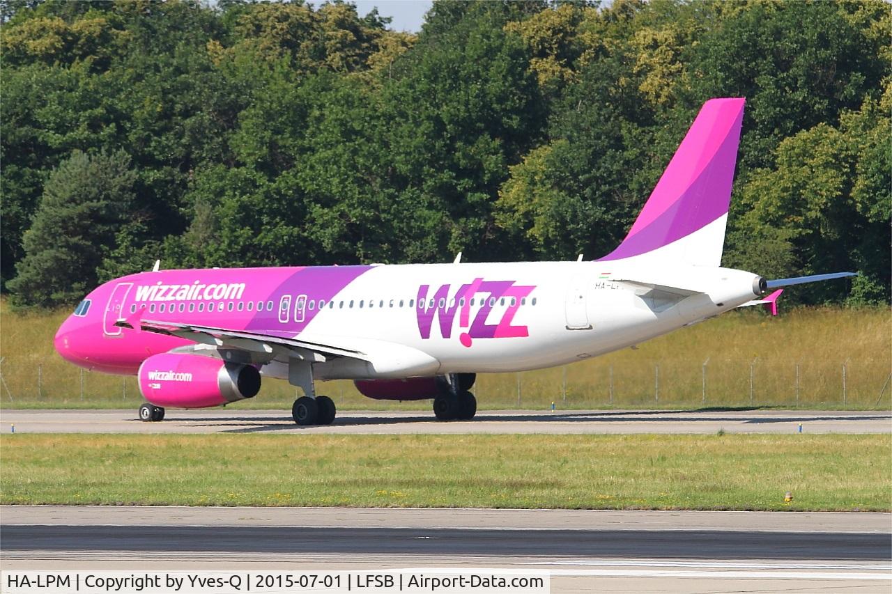 HA-LPM, 2007 Airbus A320-232 C/N 3177, Airbus A320-232, Taxiing to holding point rwy 15, Bâle-Mulhouse-Fribourg airport (LFSB-BSL)