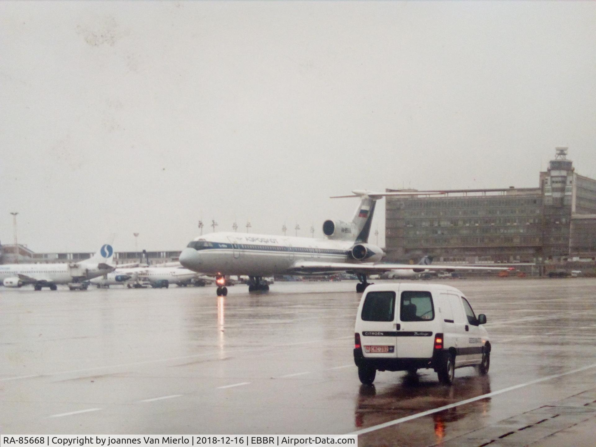 RA-85668, 1989 Tupolev Tu-154M C/N 89A826, Brussels