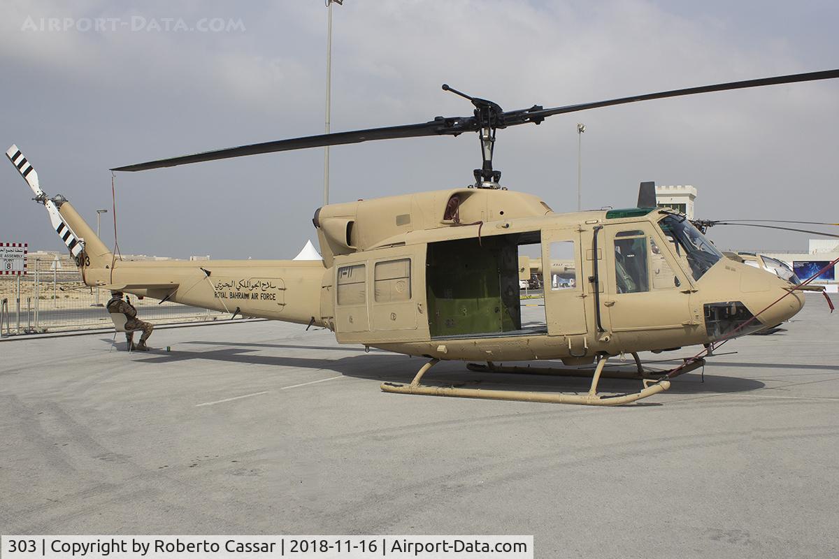 303, Bell 212 C/N 0000, BIAS 2018 - SAKHIR AIRBASE OBKH