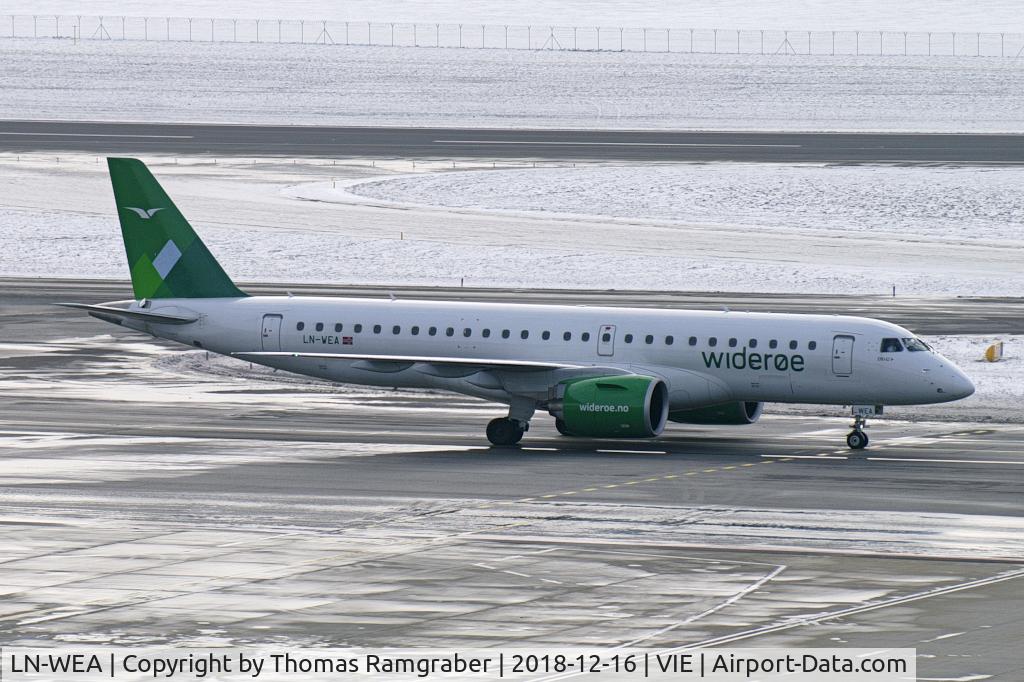 LN-WEA, 2018 Embraer 190-E2 (ERJ-190-300) C/N 19020009, Wideroe Embraer 190-E2