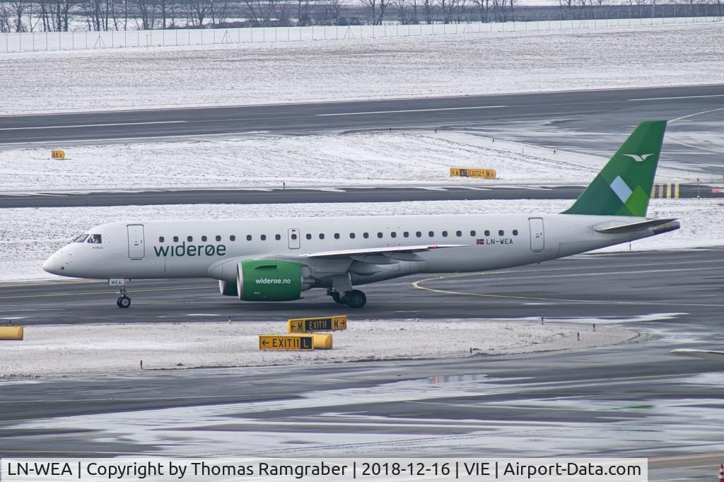 LN-WEA, 2018 Embraer 190-E2 (ERJ-190-300) C/N 19020009, Wideroe Embraer 190-E2