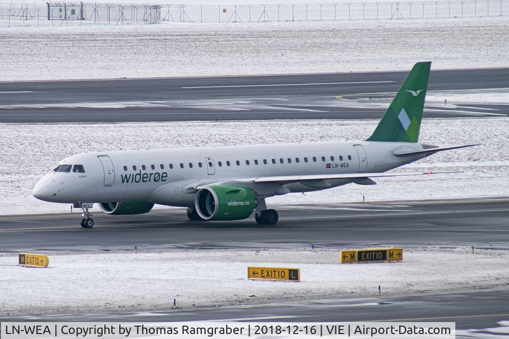 LN-WEA, 2018 Embraer 190-E2 (ERJ-190-300) C/N 19020009, Wideroe Embraer 190-E2