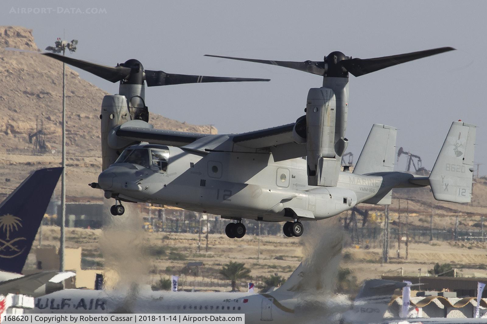 168620, Bell-Boeing MV-22B Osprey C/N D0275, BIAS 2018 - SAKHIR AIRBASE OBKH