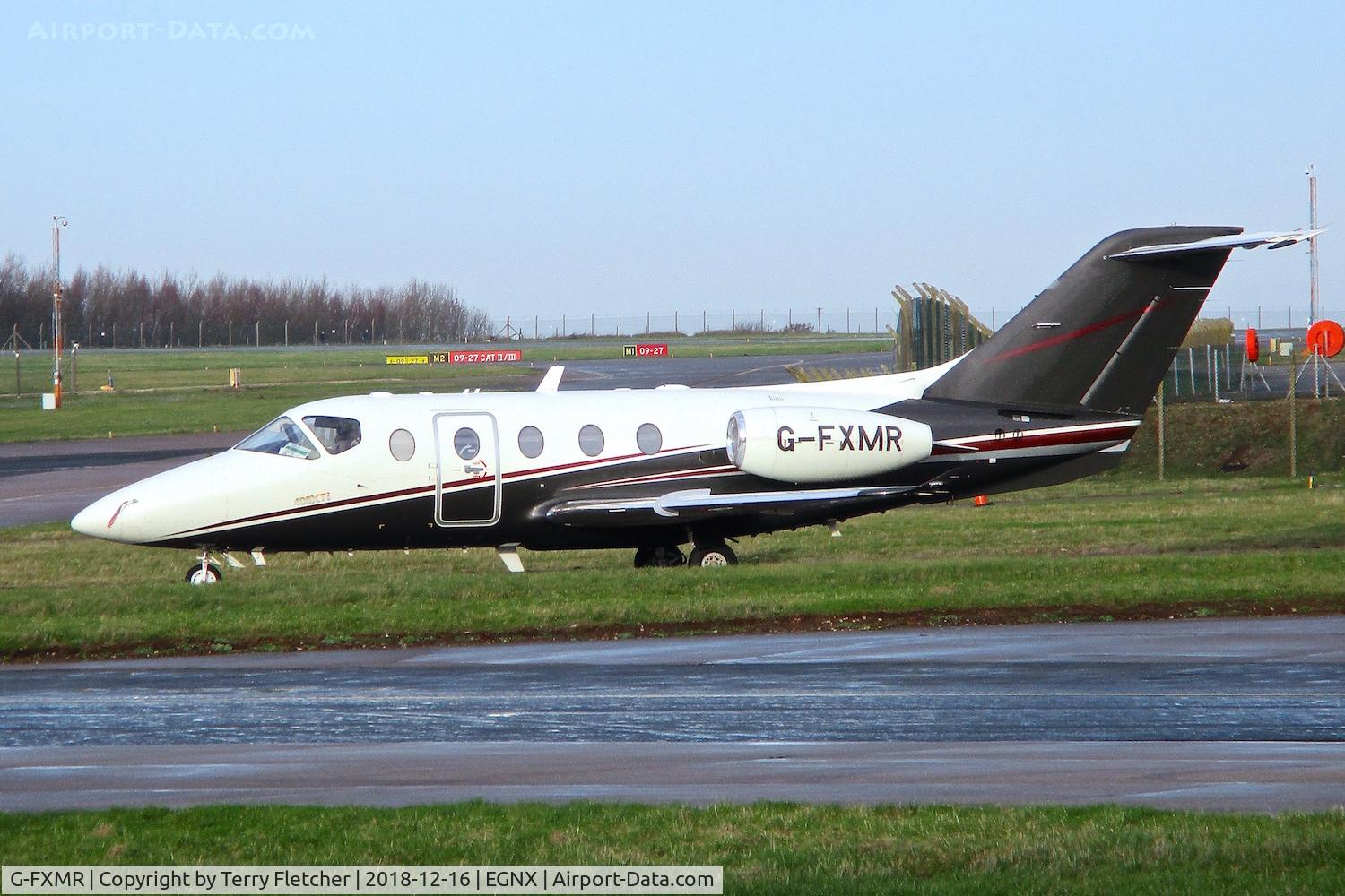 G-FXMR, 2001 Raytheon Beechjet 400A/Nextant N400XT C/N RK-327, At East Midlands Airport