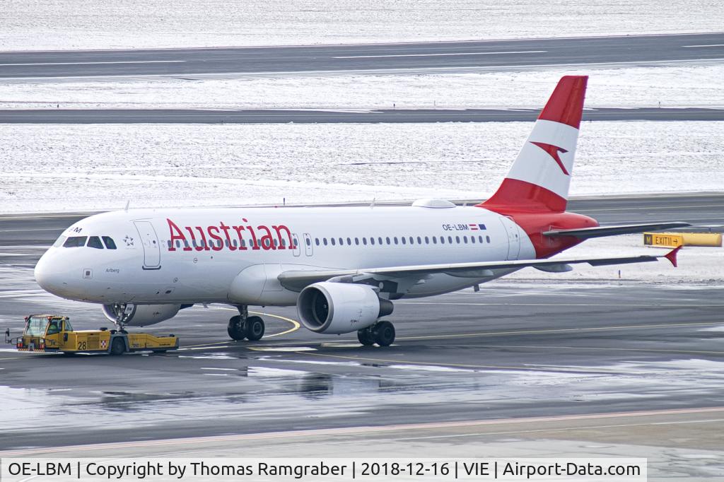 OE-LBM, 2001 Airbus A320-214 C/N 1504, Austrian Airlines Airbus A320
