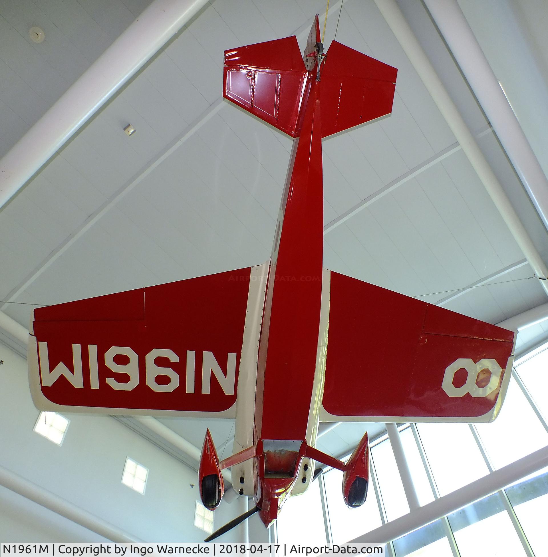 N1961M, Pitts Special Pellet C/N unknown, Pitts Special Pellet 'Lil Monster' at the Wedell-Williams Aviation and Cypress Sawmill Museum, Patterson LA