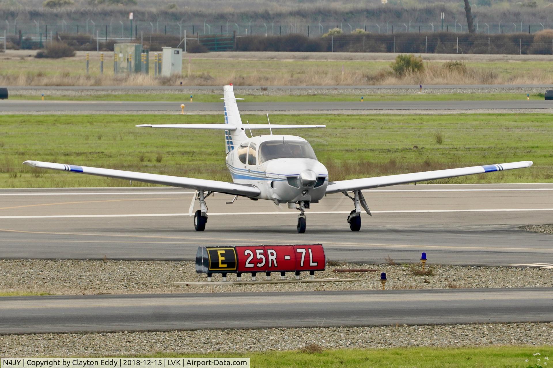 N4JY, 1976 Rockwell International 112TC Commander C/N 13080, Livermore Airport California 2018.